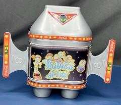 Hielocos Coca-Cola Crazy Bones Mexico Alien Carrying Spaceship 1997 Complete