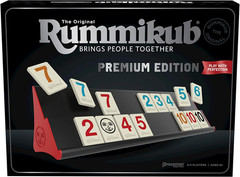 Rummikub Premium Edition by Pressman – Features Racks – Large Number Engraved Ti