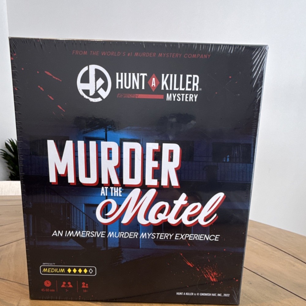 Hunt A Killer Murder at The Motel Board Game Crime Theme Immersive Experience