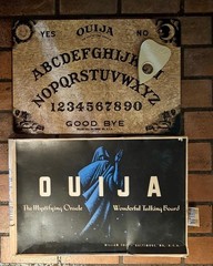 1950s Spooky William Fuld Talking Ouija Board Box Planchette Pre-Parker Bros 👻