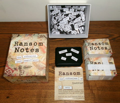 Ransom Notes Ridiculous Word Magnet Game COMPLETE Charty Party 2023