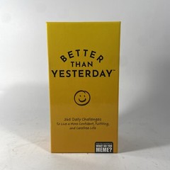 Better Than Yesterday 365 Daily Challenges Life Fullfilling Game NEW