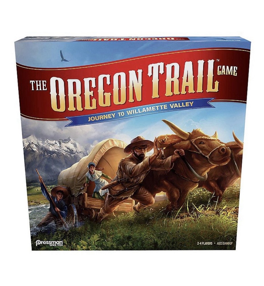 The Oregon Trail Journey to Willamette Valley Board Game Pressman. New In Box