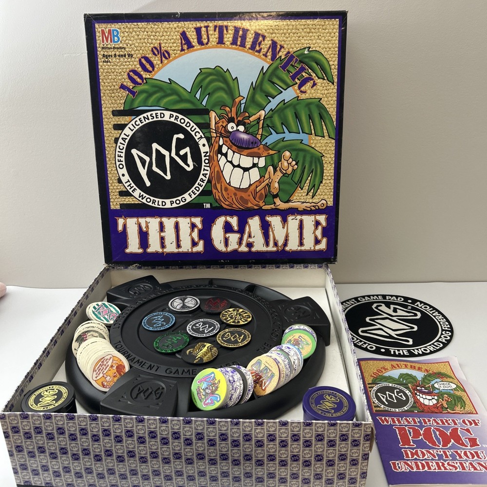 POG: The Game (1994) Near Complete + Extra POGs & Slammers Excellent World WPF