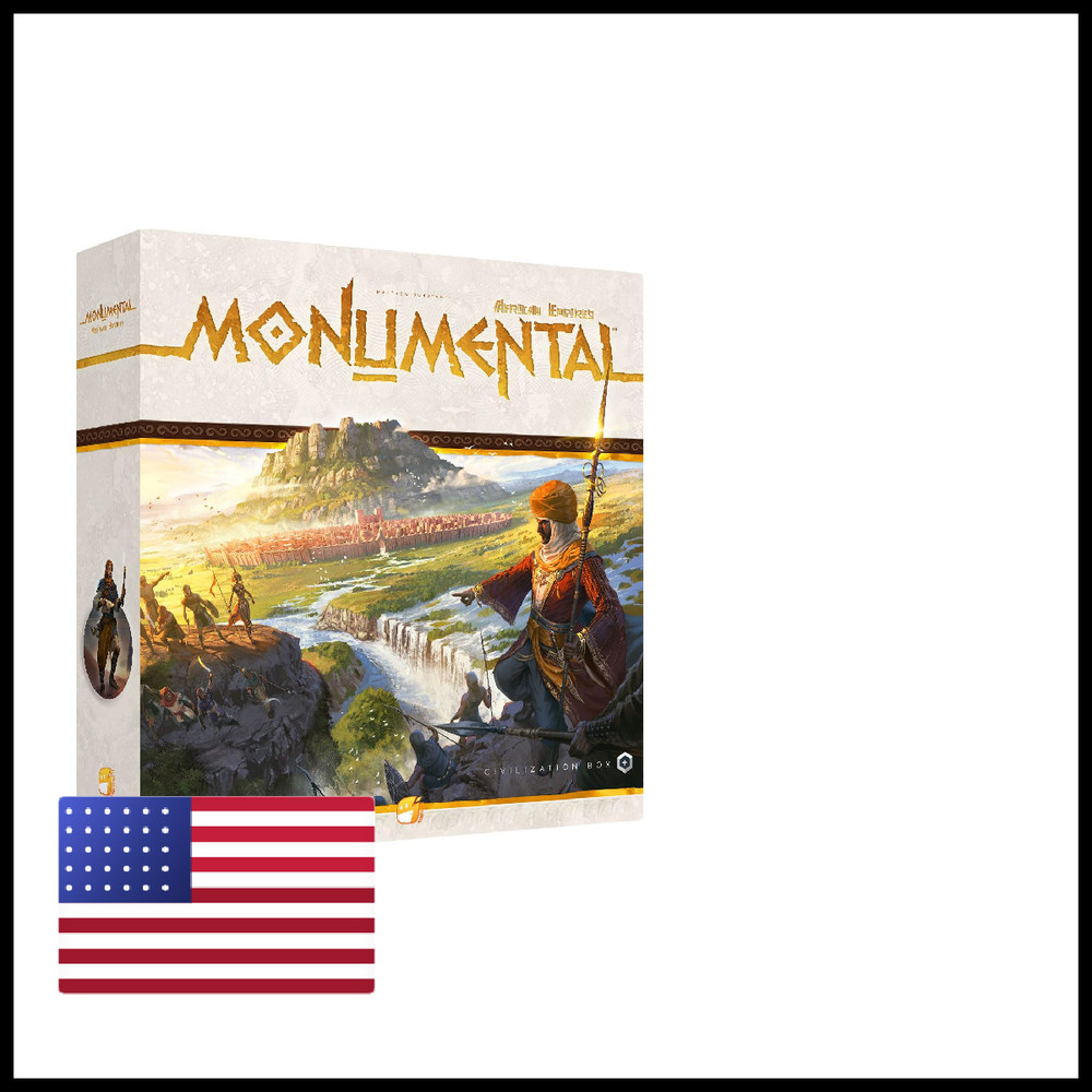 Funforge Monumental African – Game Ages 10 1-5 Players 90-120 Min