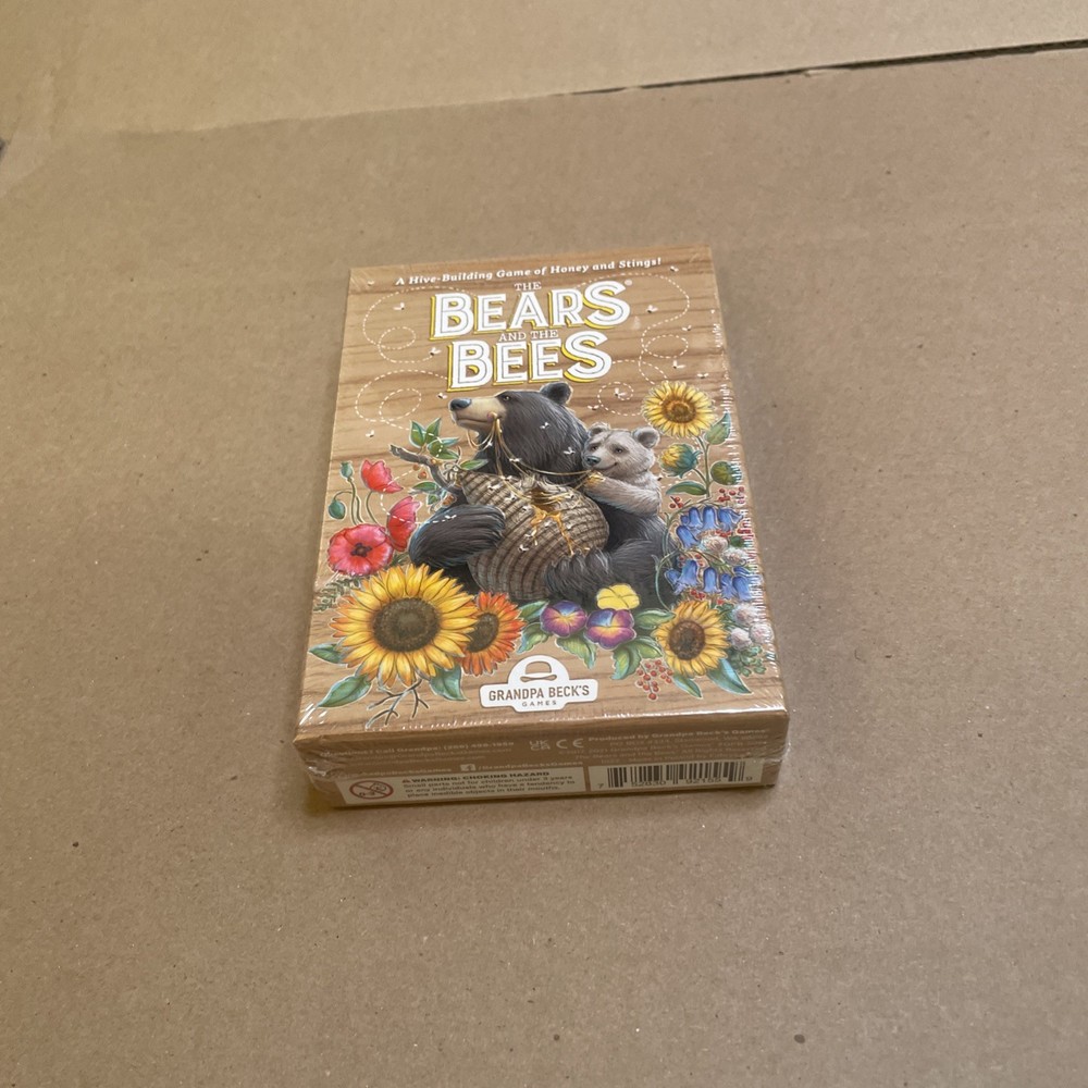 Grandpa Beck’s The Bears and The Bees Family Card Game Complete Hive Building 7+