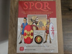 GMT SPQR: Deluxe Edition 2018, Punched, Unplayed, Complete, Excellent