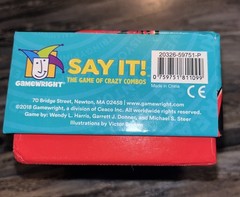 Say It! Creative Hilarious Fast-Thinking Shout-It-Out Party Game Gamewright