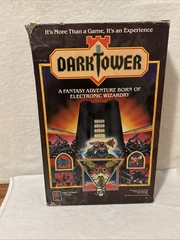 1981 Dark Tower Board Game BOX ONLY DAMAGED Milton Bradley