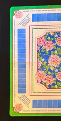 HOBBY LOBBY FLORAL MAHJONG MAT (NEW)