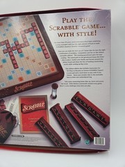 Milton Bradley 4034 Scrabble Deluxe Edition Board Game – Complete