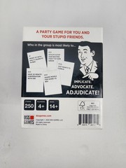 2021 DSS games Who’s most likely to… party card GAME for stupid friends