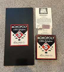 1946 Parker Brothers Monopoly Game and Board – See Description