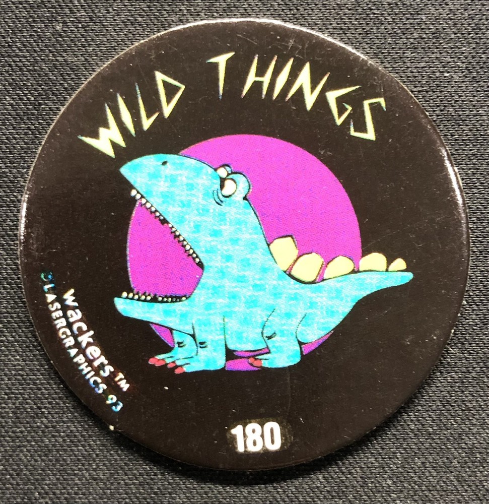 Vintage 1994 Pog – Wild Things #180 Official Slammer Jammer Imperial – Retro