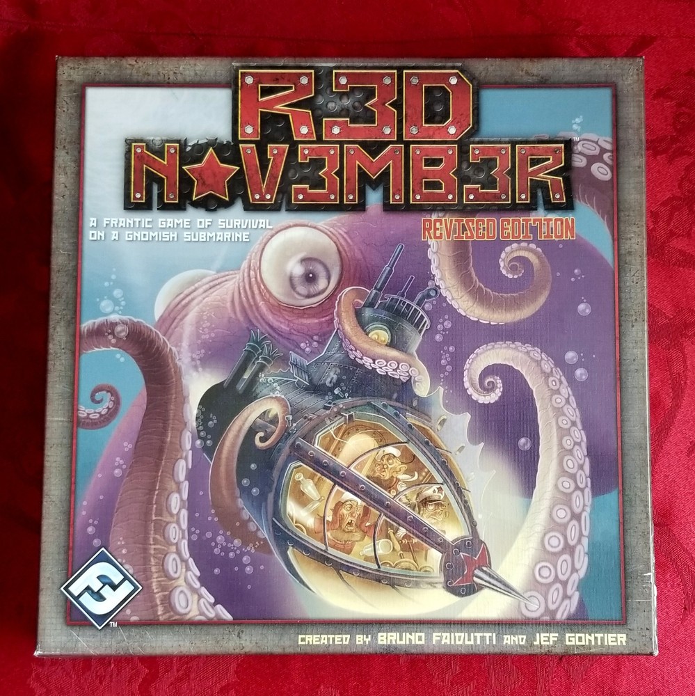 Red November Board Game, Fantasy Flight Games, 100% Complete, Out of Print