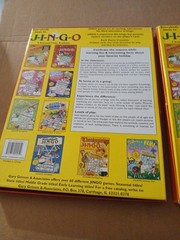 Lot of 2 Jingo Bingo Style Classroom Education Games CHRISTMAS AND HALLOWEEN