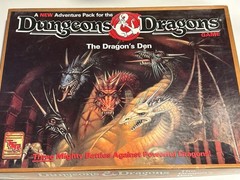 Vintage 1992 D&D Dungeons & Dragons TSR The Dragon’s Den 1073 Complete Unpunched
