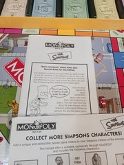 Monopoly The Simpsons Board Game 2001 Preowned Complete