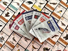 Wingspan – Fan Designed Bird Packs Display Box – 6 Packs [Board Game, 1-5 Player