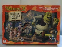 SHREK 2 Twisted Fairy Tale Complete Board Game 2004 Milton Bradley
