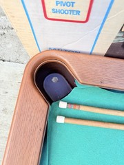Vintage Milton Bradley Pivot Pool Table Top Game 1972 Complete W/ Box *READ*