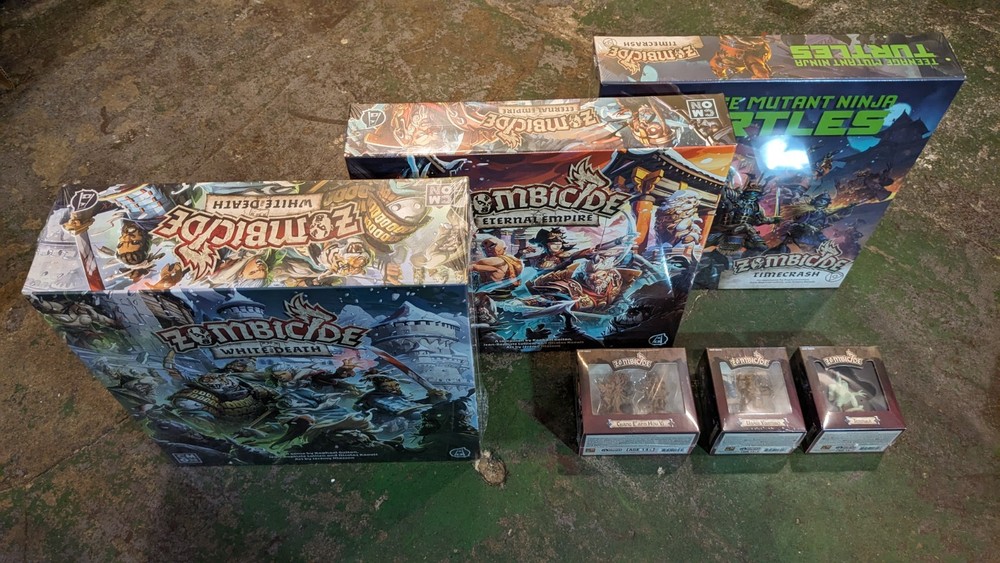 Zombicide White Death Game BUNDLE – White Death/Eternal Empire/TMNT SEALED NEW