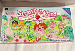 Vintage RoseArt Strawberryland Strawberry Shortcake Board Game 1992 Complete