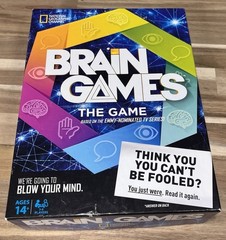 NatGeo Brain Games Board Game – Inspired By Emmy-Nominated TV Series New Sealed