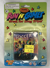 Vintage Mini Soccer Travel Game Pocket Tabletop Sports Toy 1999 New Gordy Toys