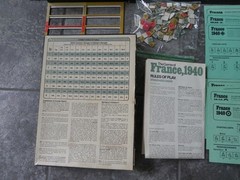 “France 1940” WWII Military Battle Game-Avalon Hill #840-1972-Nearly Complete