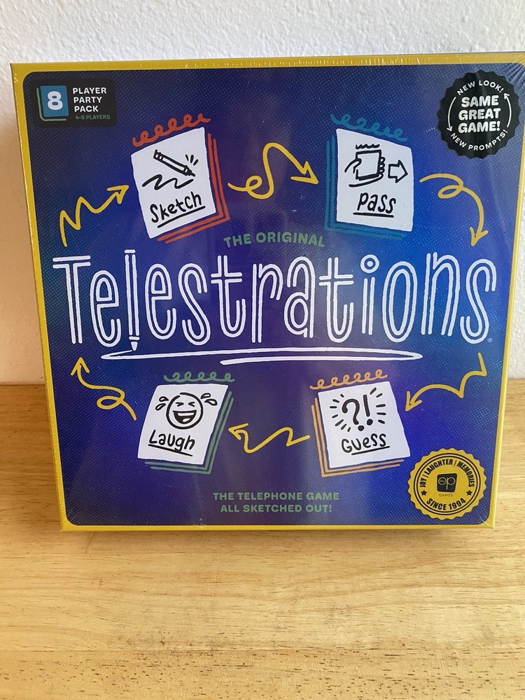 Telestrations 8 Player 2nd Edition Board Game, Award Winning Hilarious and