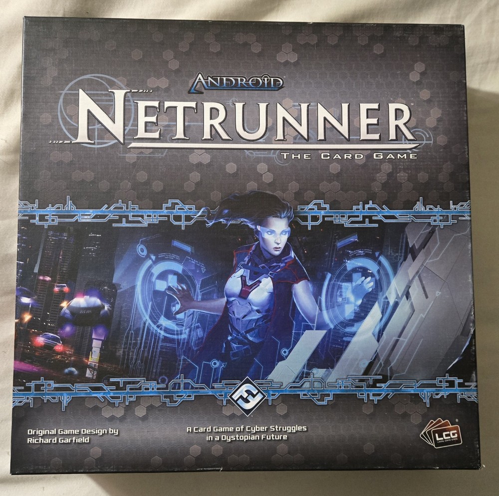 Android Netrunner The Card Game. Fantasy Flight Board Game.