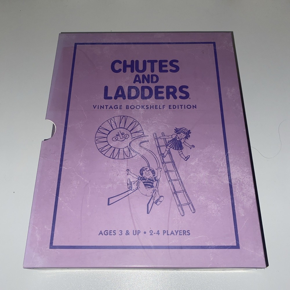 Chutes and Ladders Vintage Bookshelf Edition by WS Game Company Board Game