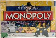 MONOPOLY THE SIMPSONS EDITION ELECTRONIC BANKING READER PARKER BROTHERS NEW U.S.