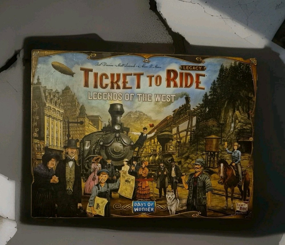 Days of Wonder: Ticket to Ride Legacy: Legends of The West – Board Game NOB