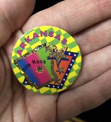Vintage 1990s US State government Collectible POGS Sheet United States