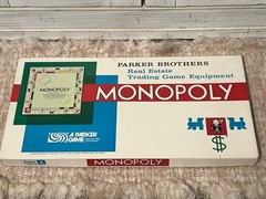 Vtg MONOPOLY Board Game 100% COMPLETE 1973 VINTAGE~NEVER BEEN PLAYED