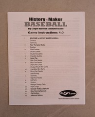 History Maker Baseball 2013 With Player/Umpire Cards From 1997 And 1975 Seasons.