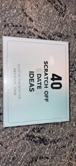 Scratch Off 40 Date Ideas Family Game Cards with Decision Coin, 18+ Years
