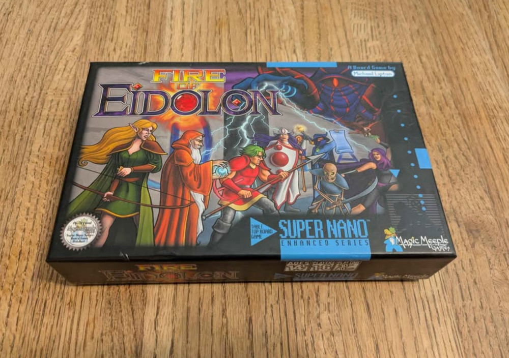 Fire of Eidolon dungeon RPG Board Game 6 players RARE NEW pixel Out Of Print