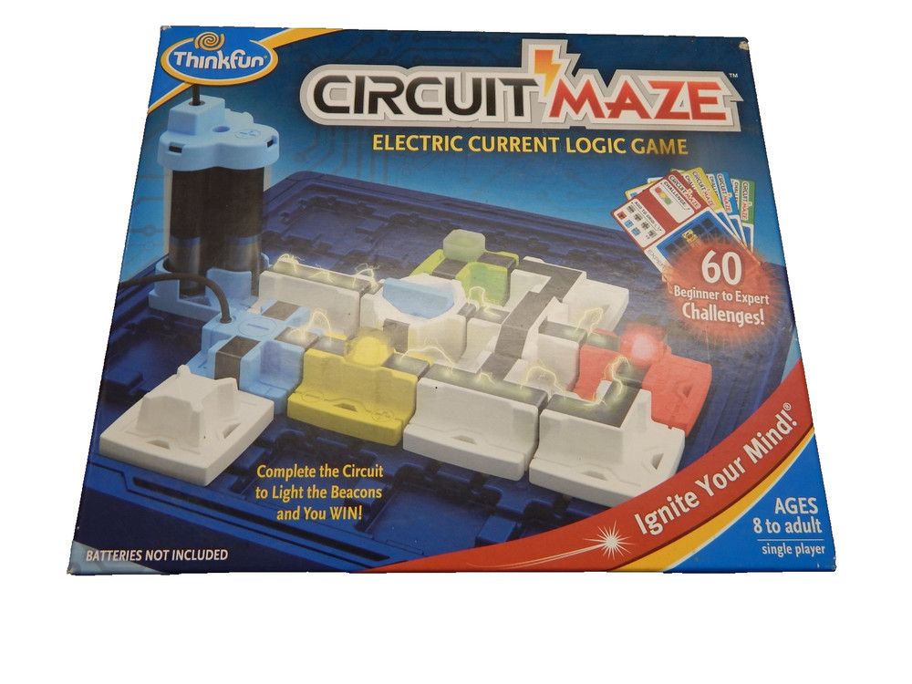 ThinkFun CIRCUIT MAZE Electric Current Logic Game