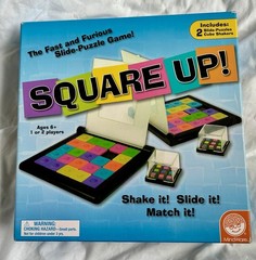 Mindware 2009 Green Box SQUARE UP! Tile Strategy Puzzle Race Game Complete