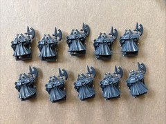 Lot of 10 Battle Masters Finmar’s Chaos Warriors Mini Figures Replacement Parts