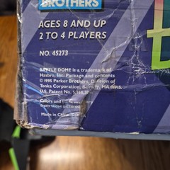 Vintage Battledome Game Parker Brothers 1995 Complete Tested Working with Box!