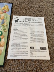 Maurice Sendak’s Little Bear Leap Frog Game COMPLETE Vintage 1999 Free Shipping