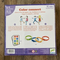 NIB Color Connect Game of fun and skill by Djeco for Ages 6-12 years