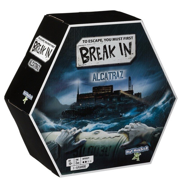 Playmonster Break In Alcatraz Escape Game Ages 10+ 1-6 Players New! Sealed