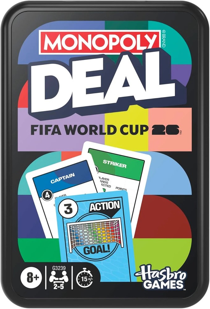 Monopoly Deal FIFA World Cup 2026 Edition Game – Officially Licensed FIFA World