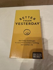 NEW Better Than Yesterday 365 Daily Challenges Life Fulfilling Game Sealed