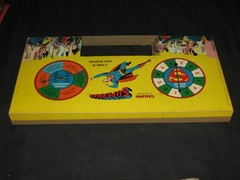 VINTAGE CALLING SUPERMAN NEWS REPORTING GAME 1954 TRANSOGRAM RARE AND COMPLETE